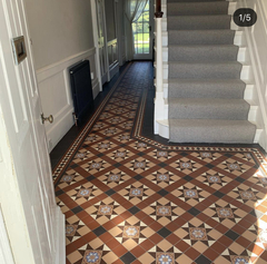 Chequerboard or encaustic tiles?