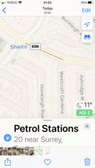 Is there a list of garages that have petrol ?
