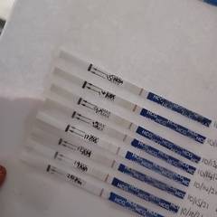 Faint lines at 20DPO