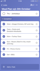 What's on your meal plan?