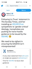 Liz Truss in The Times