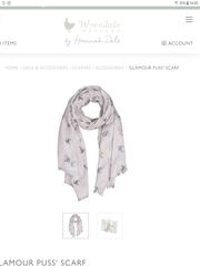 A scarf that isn't leopard print?!