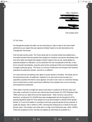 Campaign of bullying and intimidation at Sussex University vs Professor Kathleen Stock