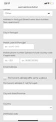 Shamelessly posting for traffic - Portugal passenger locator form