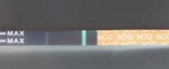 I think I can see a shadow of a line?