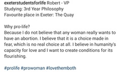 To think universities should allow “pro-life” groups?