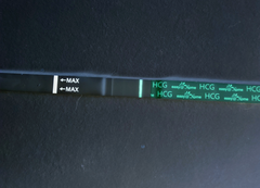 Super faint line or indent?