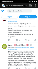 Won't someone please think of the rapists