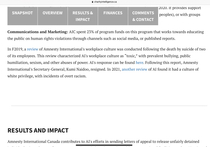 Amnesty International Statement on FiLiA