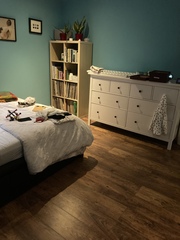 To ask what your bedroom looks like?