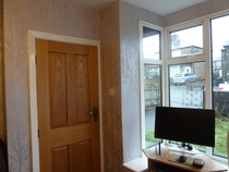 Fitted untreated oak doors