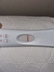 Line eyes or faint positive