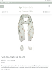 A scarf that isn't leopard print?!
