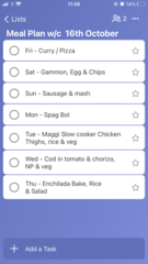 What's on your meal plan?