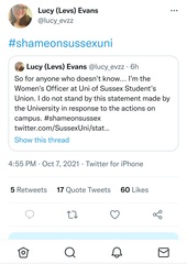 Campaign of bullying and intimidation at Sussex University vs Professor Kathleen Stock