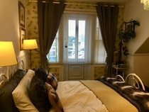 To ask what your bedroom looks like?