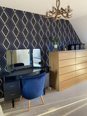 To ask what your bedroom looks like?
