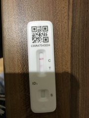 Ugh- now what? On holiday and DS (16) had a headache and did an lft- initially neg but after 2hrs has a line