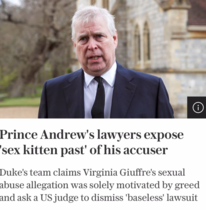 Prince Andrew thoughts
