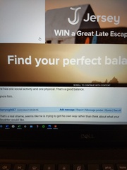 Advert blacking out whole screen