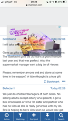 Advert blacking out whole screen