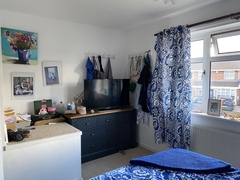 To ask what your bedroom looks like?