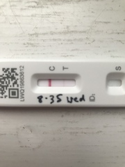 Lateral flow tests always positive