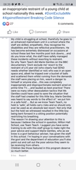 AIBU to think holding children down for “educational” purposes is bad?