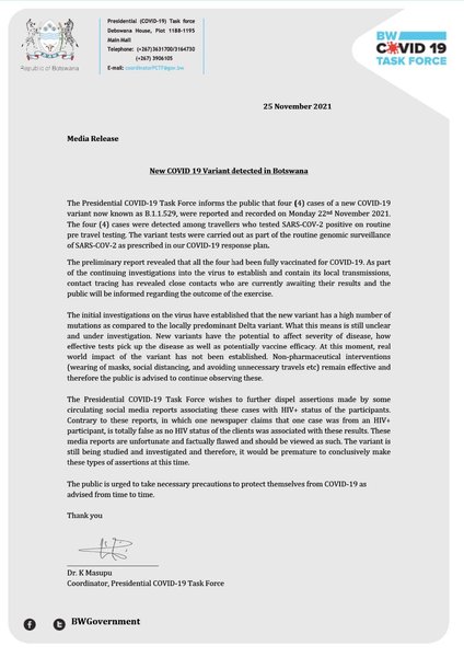 New Covid variant *title edited by MNHQ at OP's request*