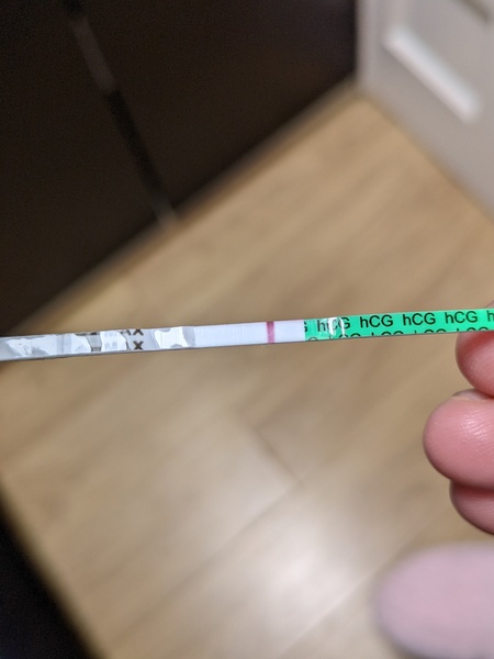 Indent or V faint positive?