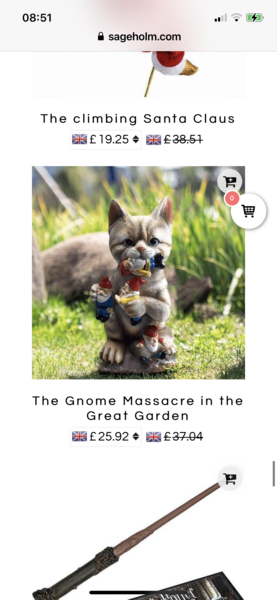 If you’ve been waiting, like me, for that perfect garden ornament that will make you stand out to your neighbours …