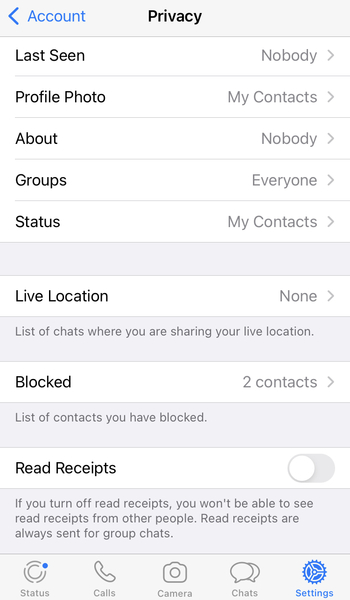 New man not reading messages