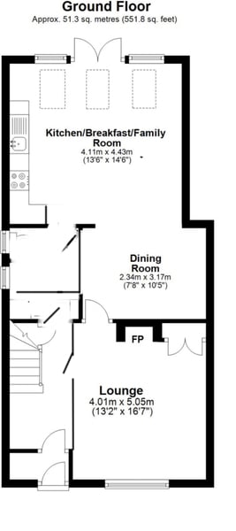 Ground floor layout suggestions required (narrow house)