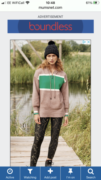 Help me find this hoodie (Mumsnet advert)