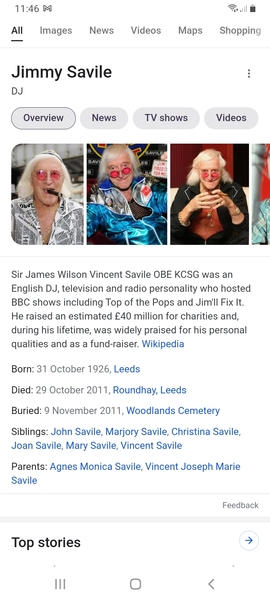 The thick of it - Savile joke