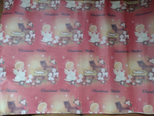 What to do with mum's vintage Christmas paper