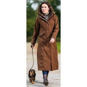 Long waterproof raincoat