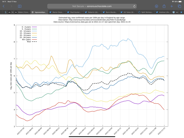 Data, Stats, Daily Numbers started 14th November 2021