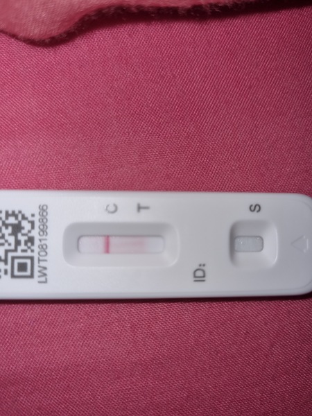 Does this look positive to you?
