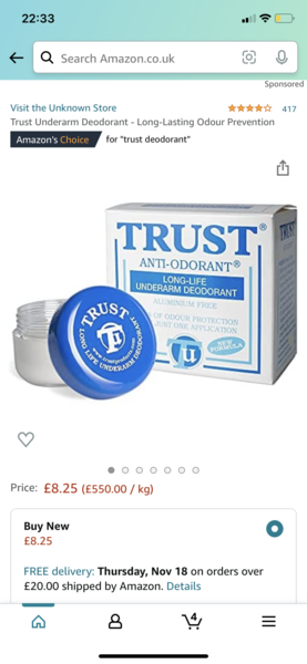 DSD and bodily odour issues