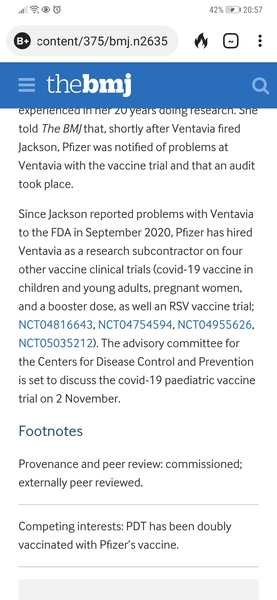 Unsure about 2nd jab in light of BMJ article