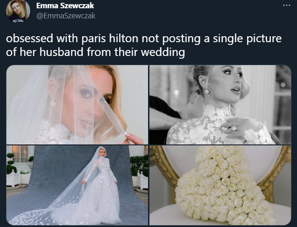 Paris Hilton wedding dress 5??