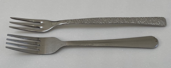 WHO on earth thought three-pronged forks were a good idea? I’ve had a terrible time trying to eat my cake.