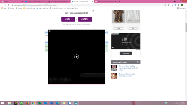 Black sections over text. Advert?