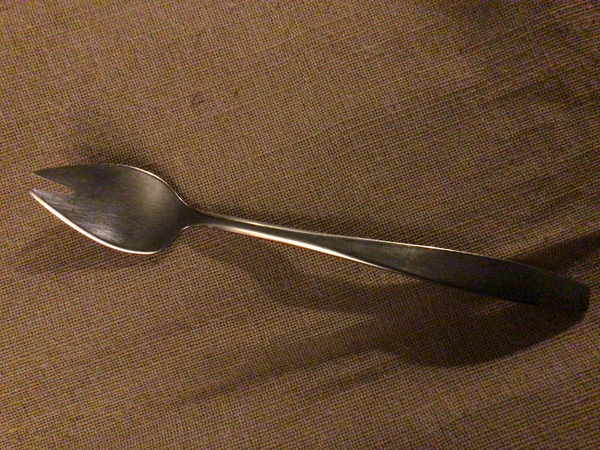 WHO on earth thought three-pronged forks were a good idea? I’ve had a terrible time trying to eat my cake.