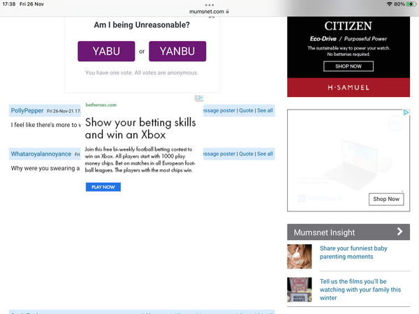 Random ads popping up and covering content