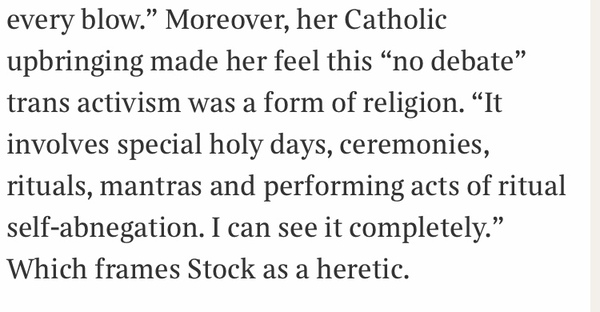 Kathleen Stock interview in The Times