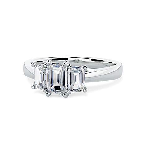 To show me your engagement rings?