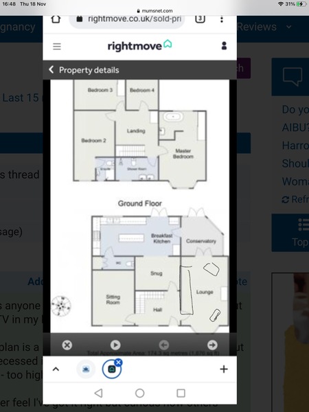 Where to put sofas and TV?