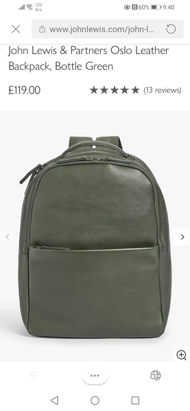 I want a really stylish (leather?) laptop rucksack. Any recommendations?
